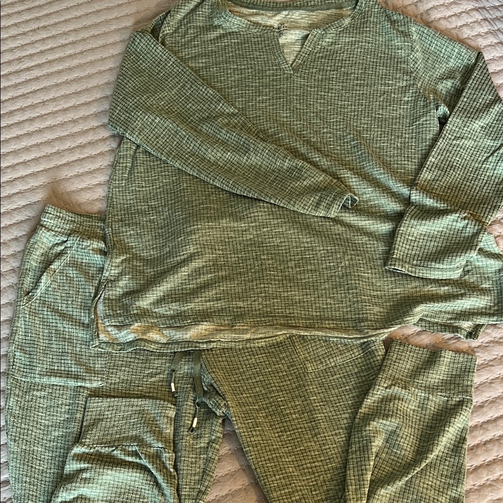 Cuddl Duds Lounge Set- Petite Large